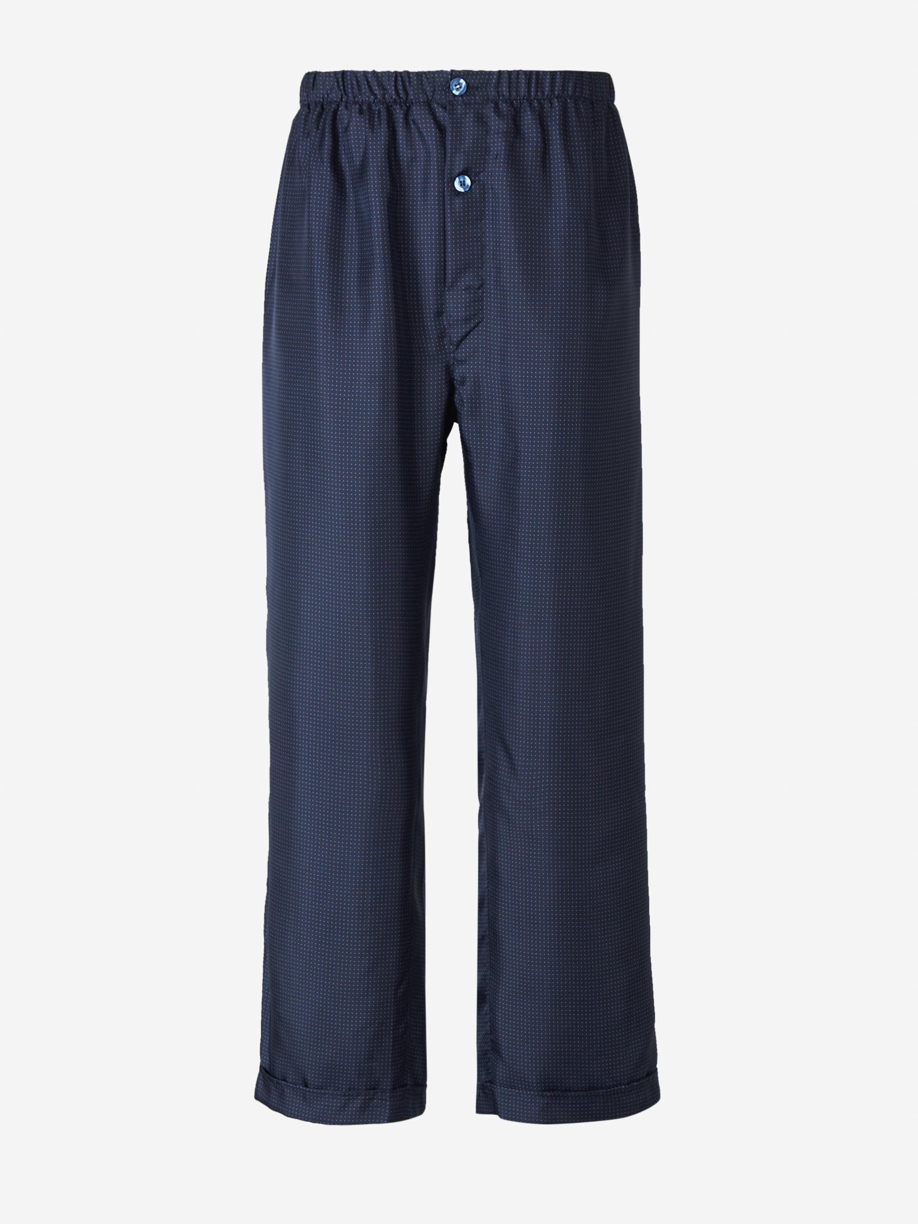 Outlet online Santa Eulalia Hombre Pijama Estamapado Seda color Azul Noche sku 411-000190 01 - Foto 5