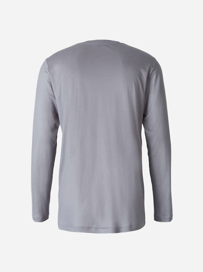 Outlet online Zimmerli Hombre Pijama Liso Manga Larga color Gris Claro sku 411-000191 01 - Foto 2