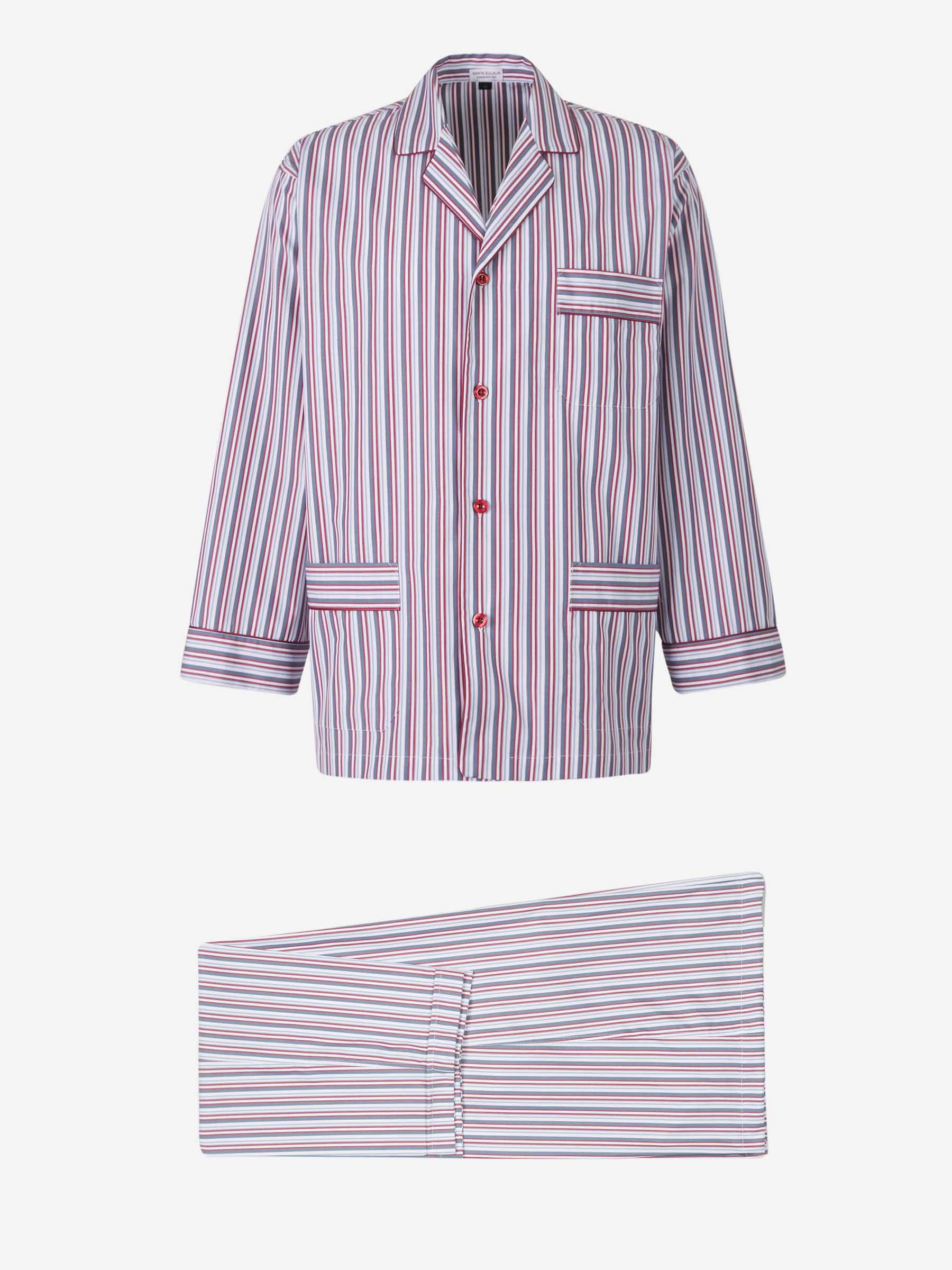 Outlet online Santa Eulalia Hombre Pijama Set Algodón color Burdeos sku 411-000193 01 - Foto 1