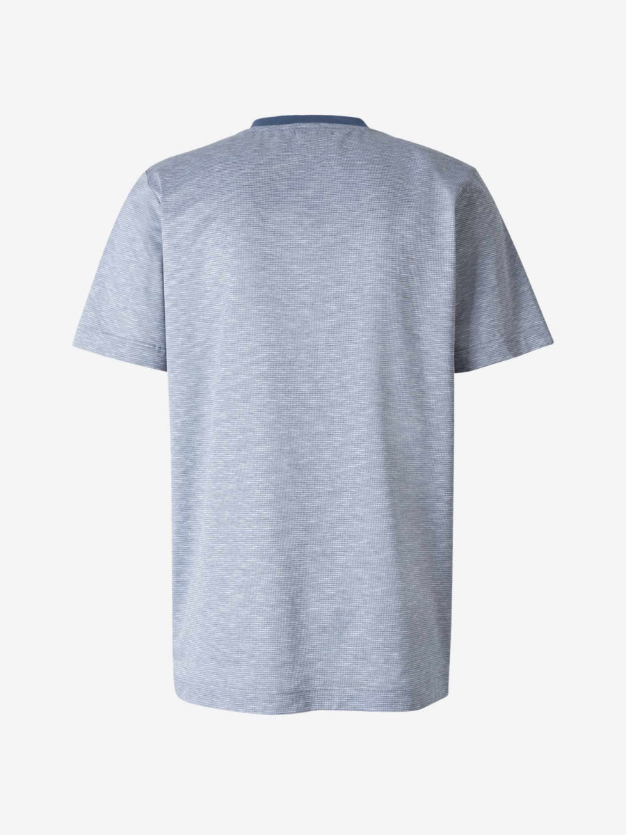 Zimmerli Hombre Barcelona Pijama Rayas Contraste color Azul sku 412-000060 01 - Foto 5