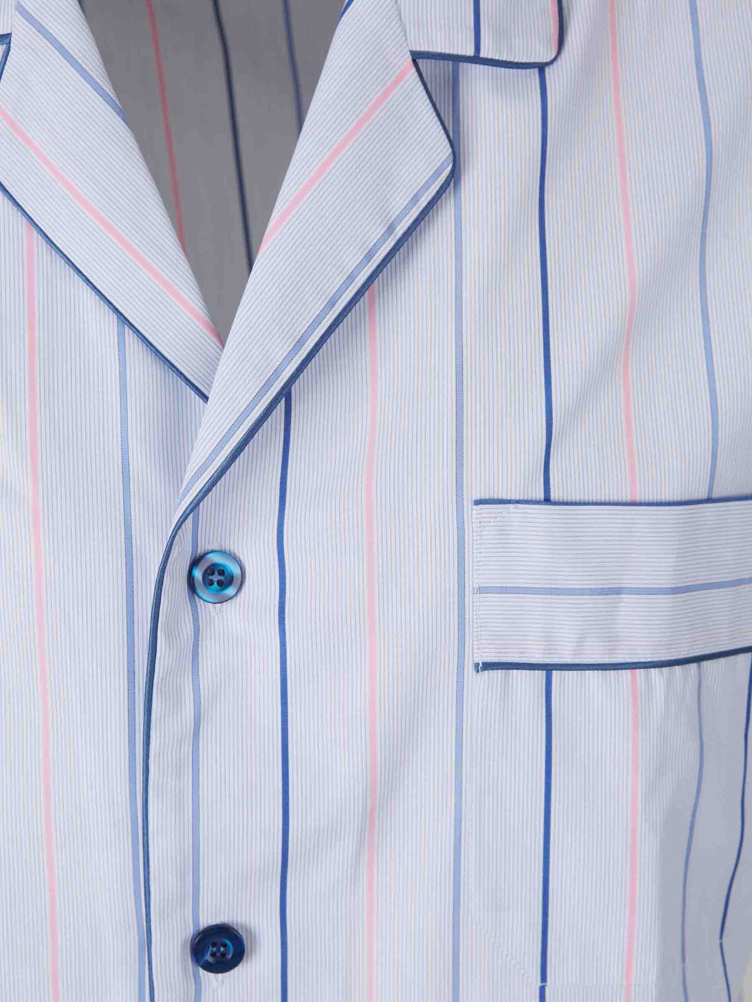 Santa Eulalia Hombre Barcelona Pijama Set Corto color Azul sku 412-000066 02 - Foto 3