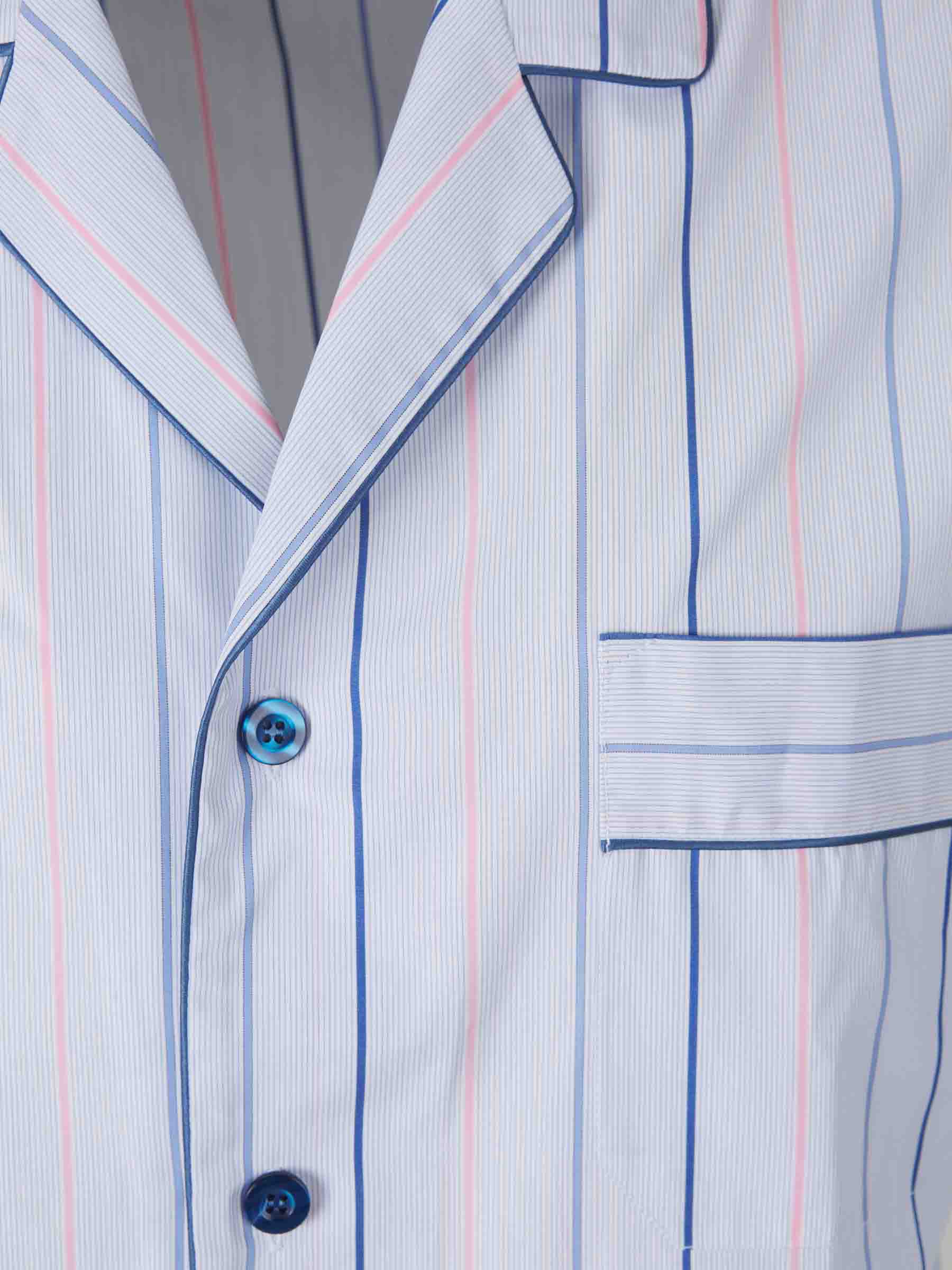 Santa Eulalia Hombre Barcelona Pijama Set Corto color Azul sku 412-000066 02 - Foto 3