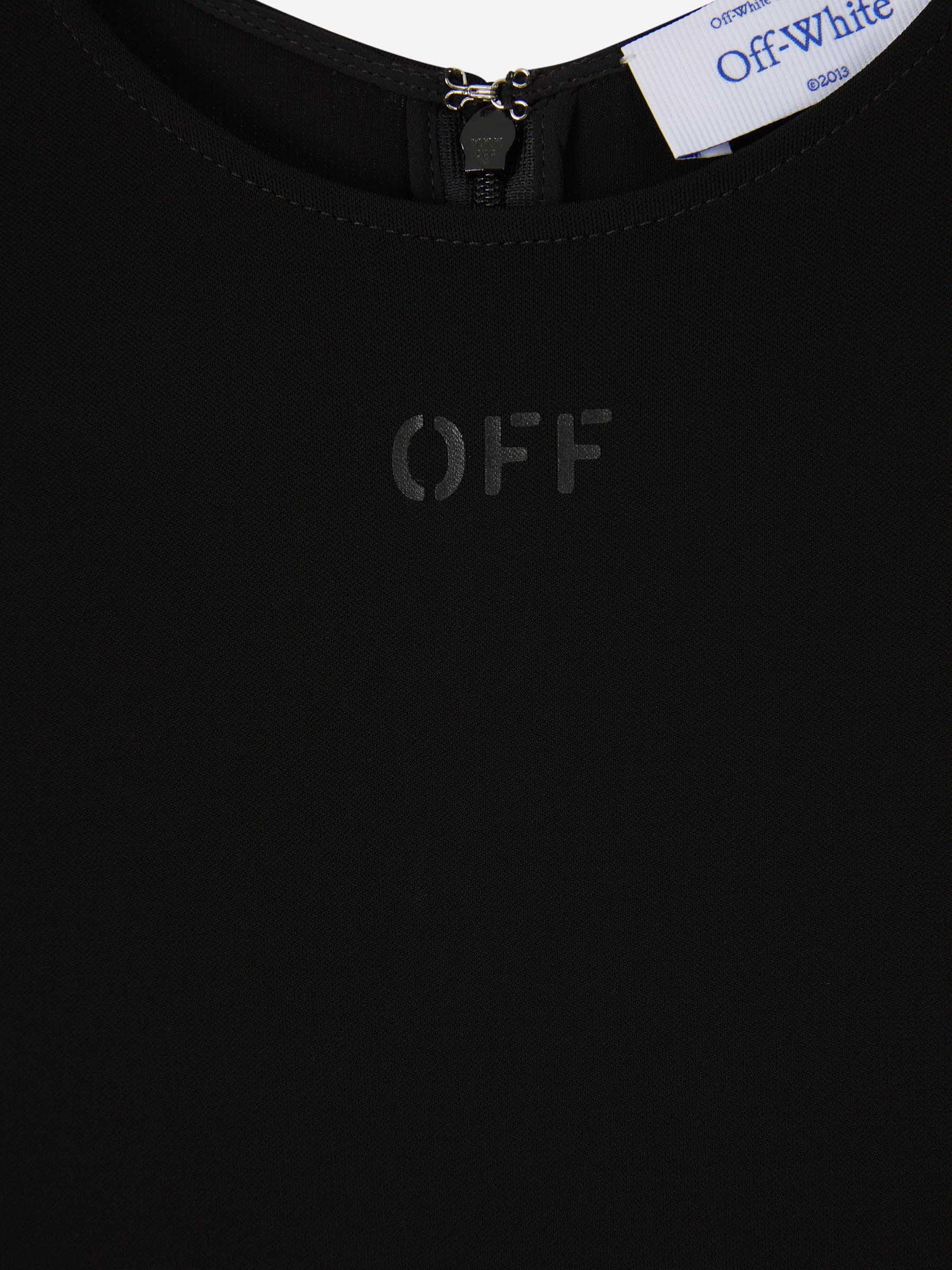 Outlet online Off-White Mujer Vestido Midi Twist color Negro sku 721-000168 01 - Foto 4