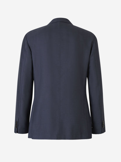 Outlet online Boglioli Hombre Americana Recta Lana color Azul Marino sku 302-003449 01 - Foto 2
