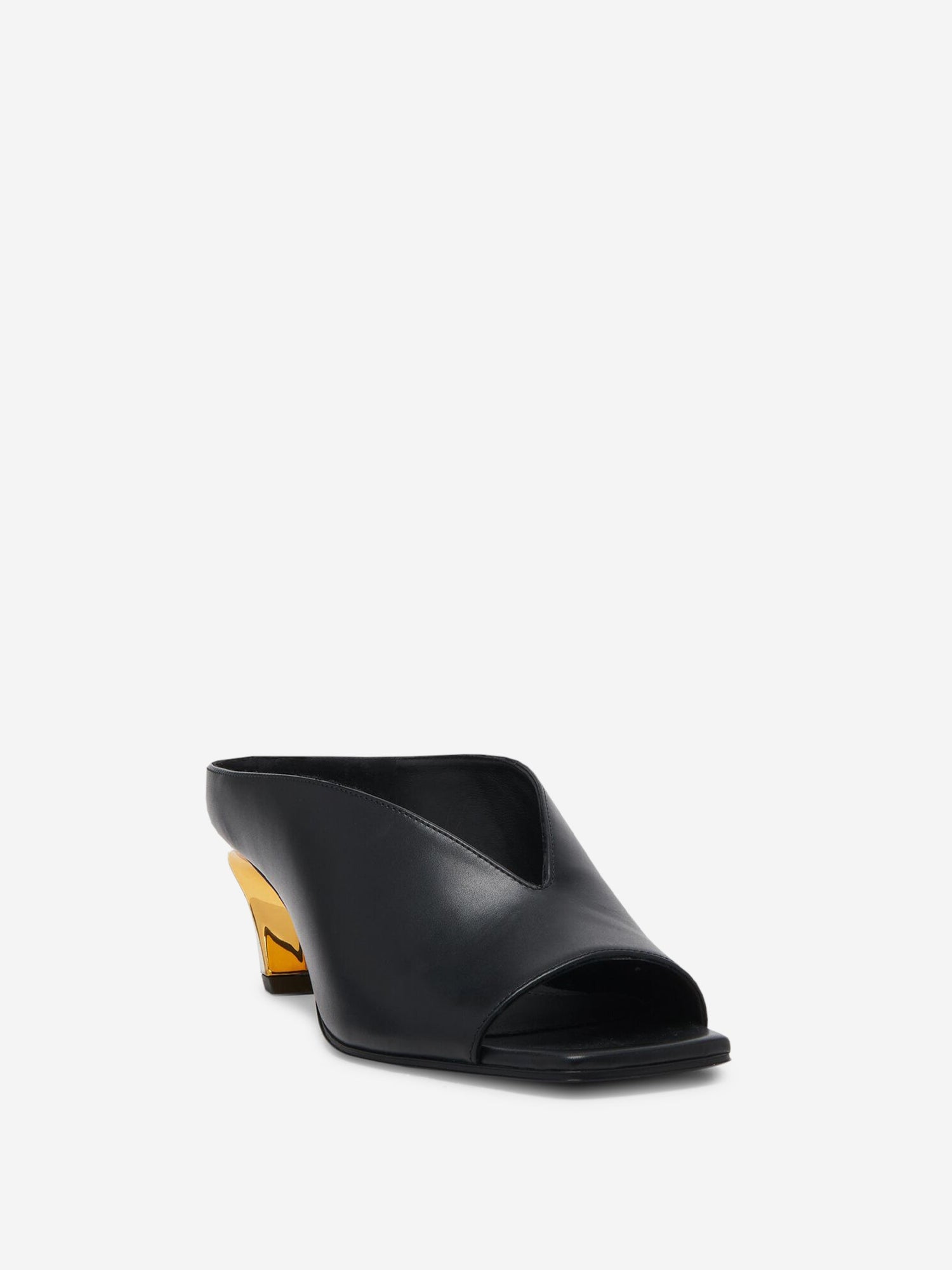 Outlet online McQueen Mujer Mules Armadillo Piel color Negro sku 800-005329 01 - Foto 3