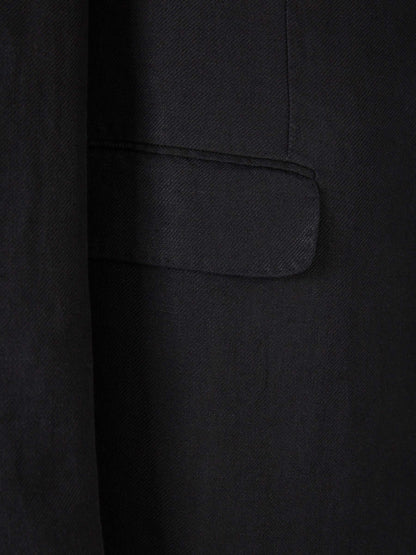 Outlet online Boglioli Hombre Traje Liso Lino color Azul Marino sku 312-002795 02 - Foto 4