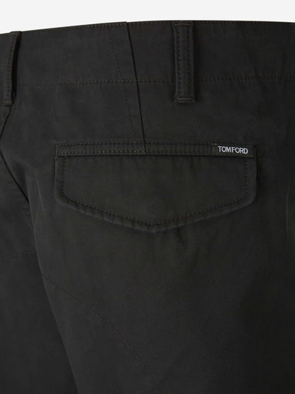 Outlet online Tom Ford Hombre Pantalones Técnicos Cargo color Azul Noche sku 521-003071 01 - Foto 6