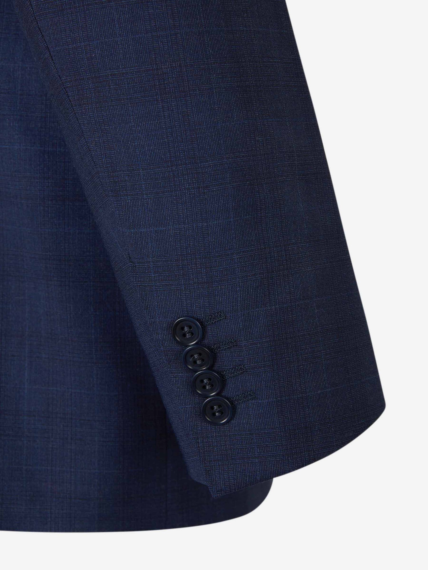 Outlet online Canali Hombre Traje Motivo Cuadros Lana color Azul Marino sku 312-002805 01 - Foto 5