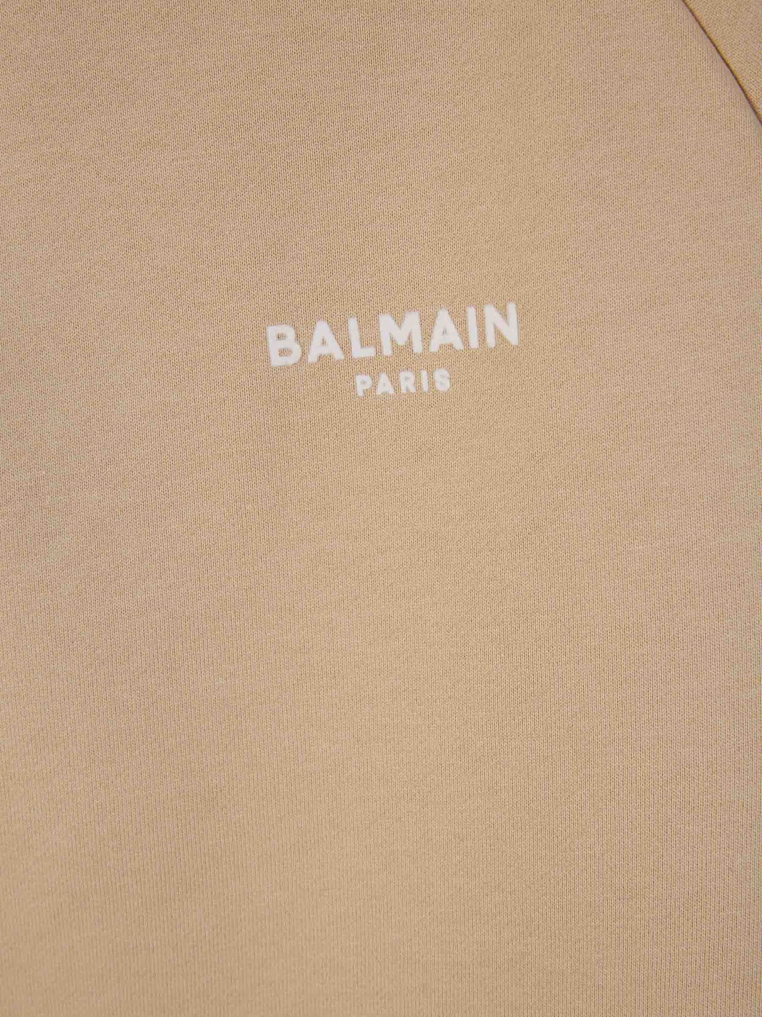 Outlet online Balmain Hombre Sudadera Crewneck Algodón color Beis sku 545-001480 01 - Foto 4