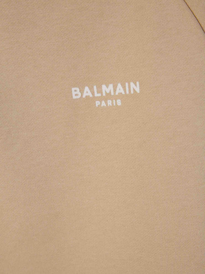 Outlet online Balmain Hombre Sudadera Crewneck Algodón color Beis sku 545-001480 01 - Foto 4