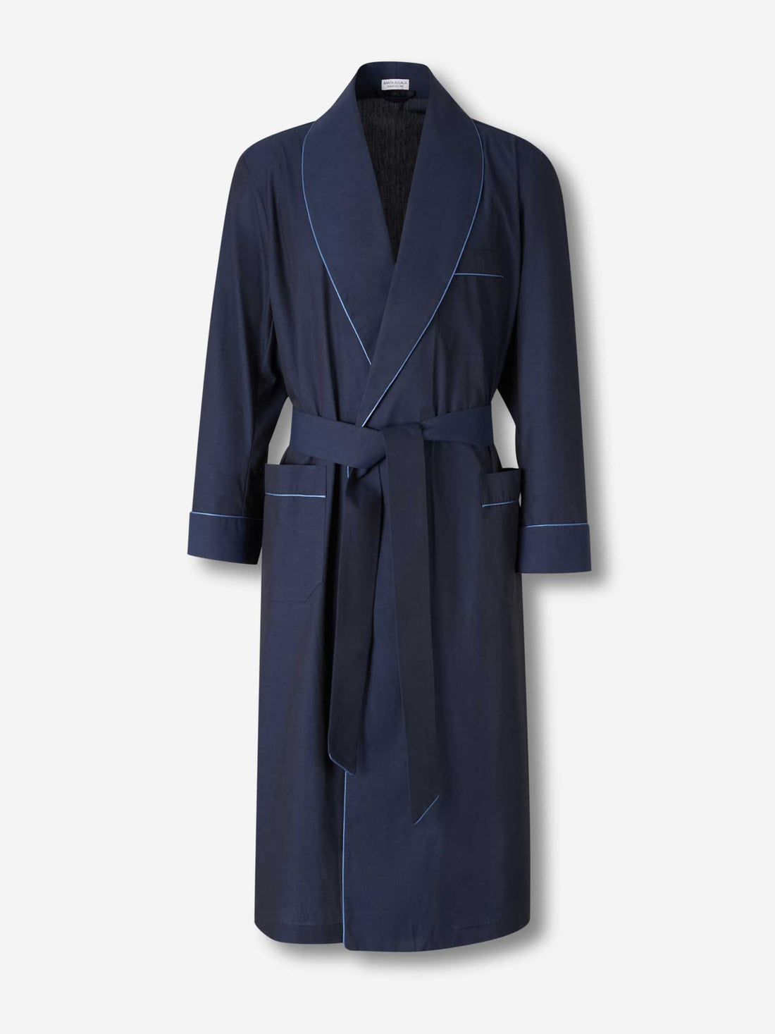 Outlet online Santa Eulalia Hombre Bata Lisa Algodón color Azul Marino sku 440-000081 01 - Foto 1