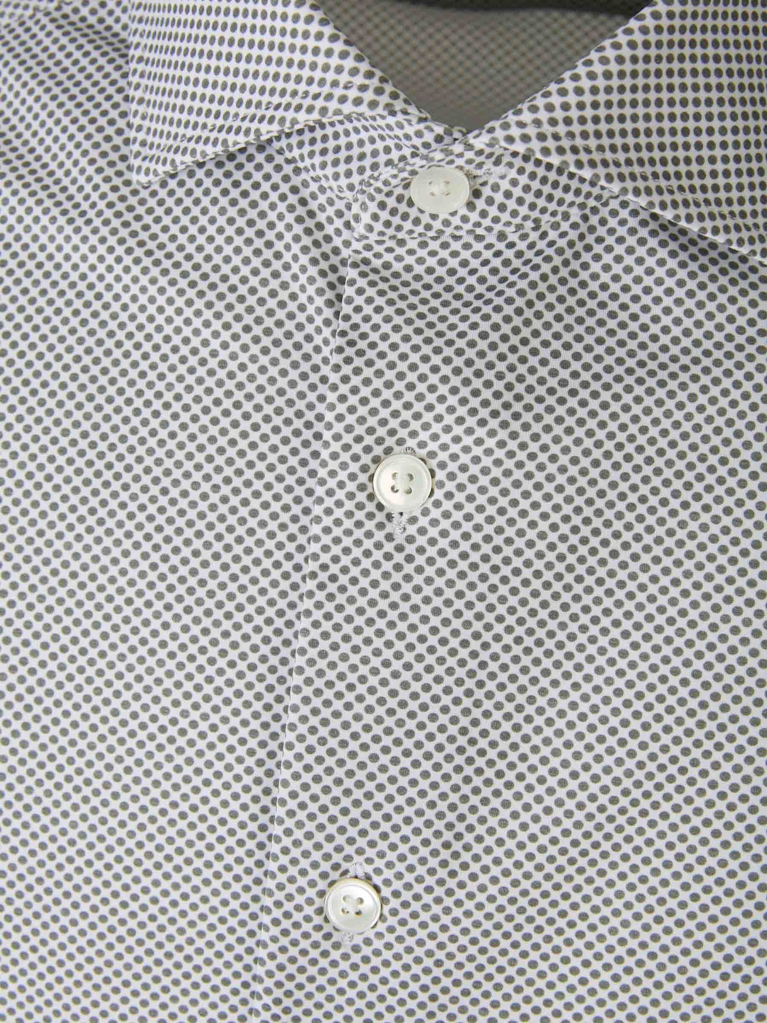 Outlet online Traiano Milano Hombre Camisa Motivo Lunares color Verde Menta sku 531-006237 02 - Foto 3