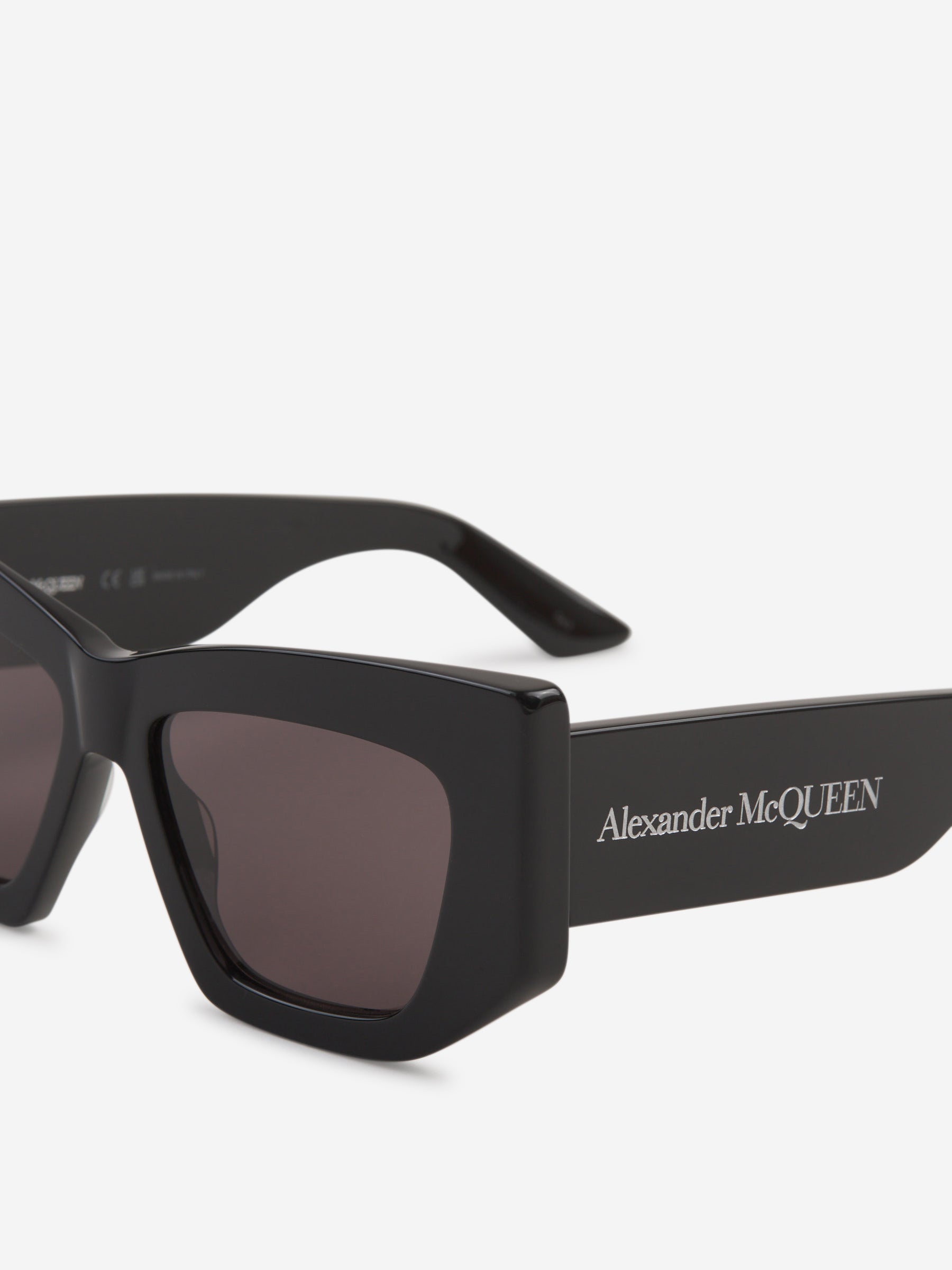 Alexander McQueen Gafas de Sol Rectangulares color Negro sku 860-000991 01 - Foto 3