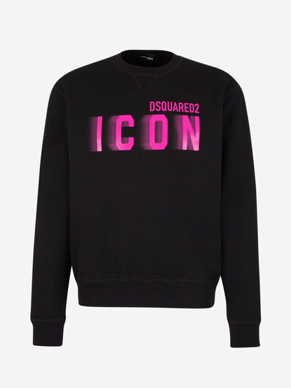 Outlet online Dsquared2 Hombre Sudadera Crewneck Logo color Negro sku 545-001571 01 - Foto 1