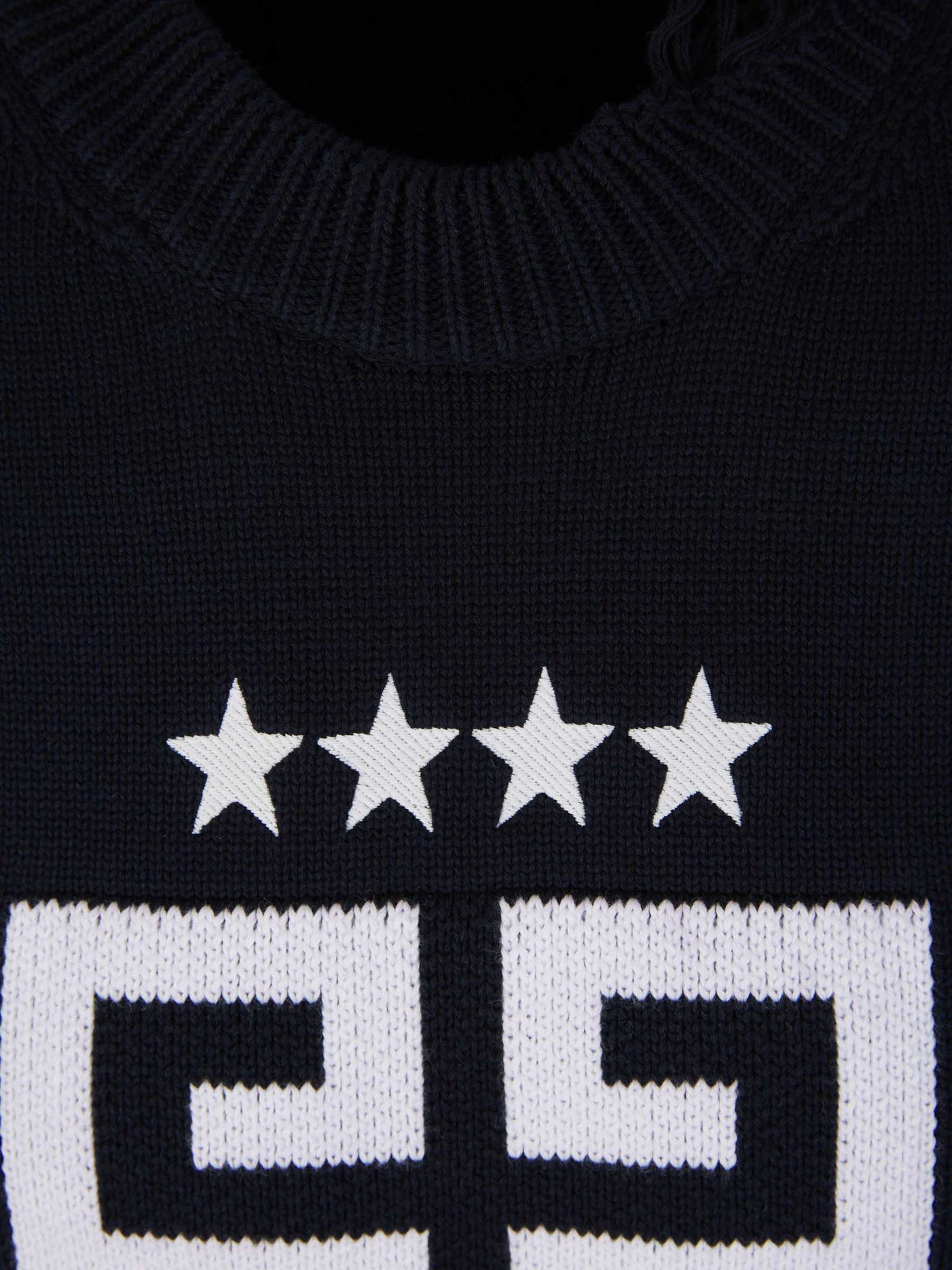 Outlet online Givenchy Hombre Jersey 4G Stars color Azul Noche sku 542-002334 01 - Foto 3