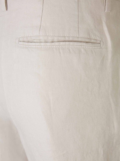 Outlet online Boglioli Hombre Traje Liso Lino color Marfil sku 312-002795 01 - Foto 9
