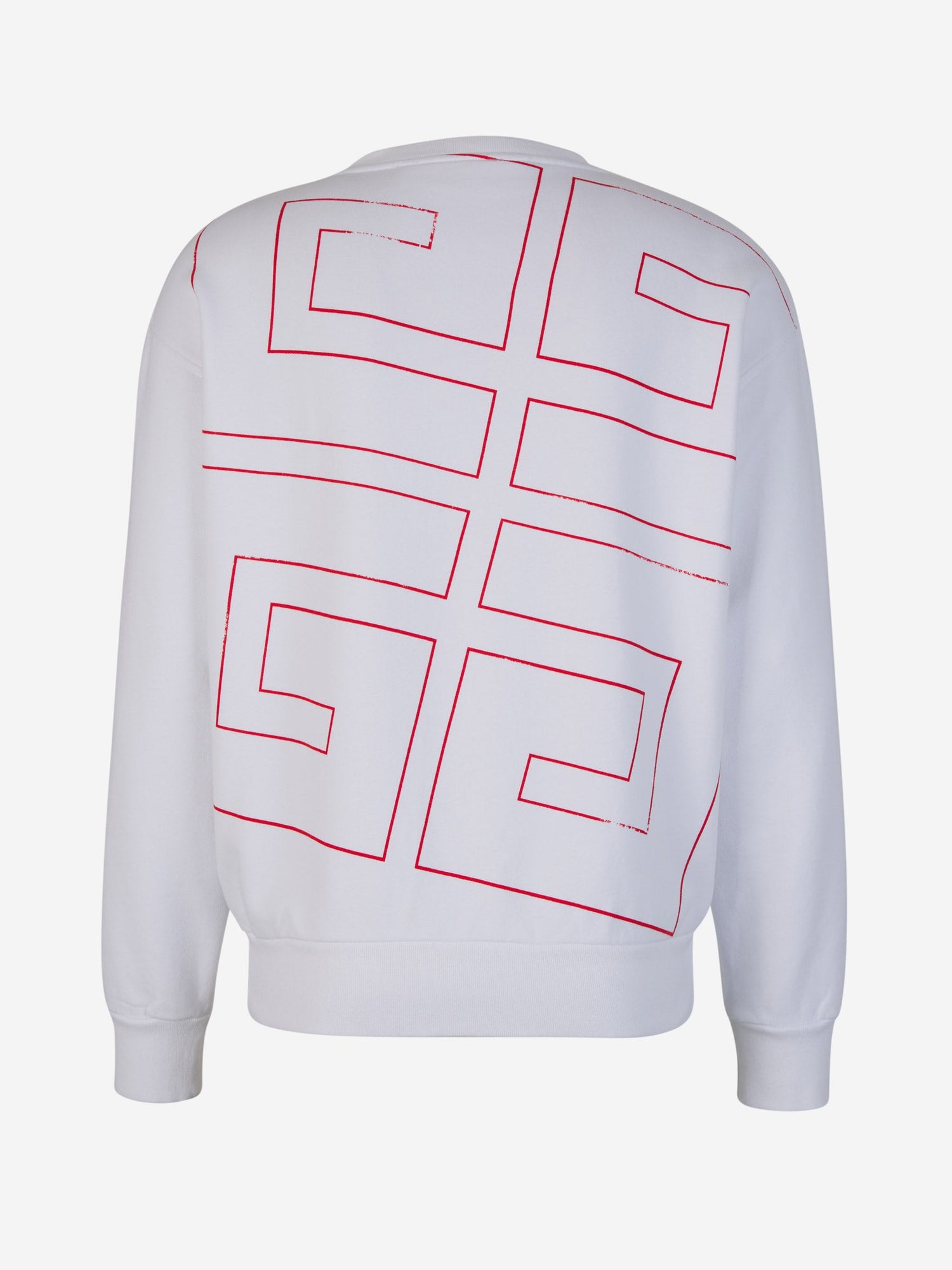 Outlet online Givenchy Hombre Sudadera 4G Crewneck color Blanco sku 545-001544 01 - Foto 2
