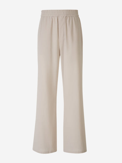 Outlet online Ami Paris Hombre Pantalones Crepé Algodón color Gris Claro sku 521-002999 02 - Foto 1
