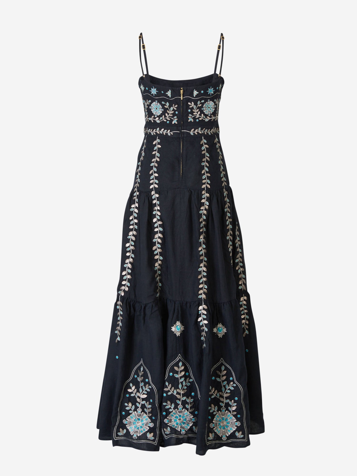 Outlet online Agua by Agua Bendita Mujer Vestido Midi Lima Relicario color Azul Marino sku 721-000243 01 - Foto 3