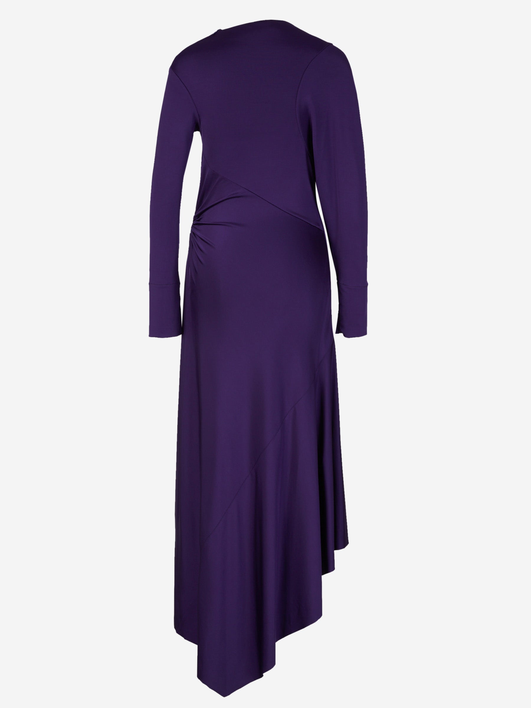 Outlet online Victoria Beckham Mujer Vestido Maxi Fruncido color Púrpura sku 732-001275 01 - Foto 2