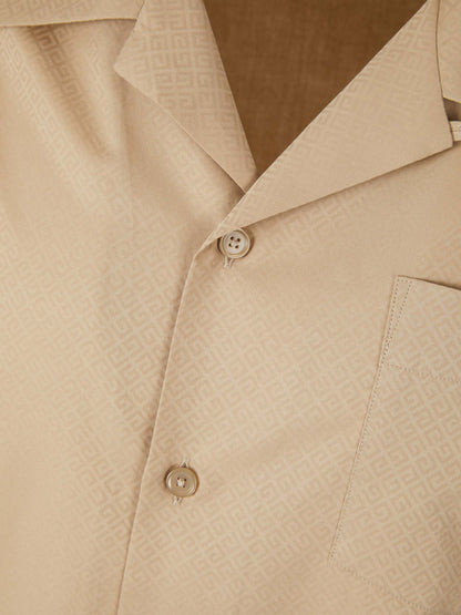 Outlet online Givenchy Hombre Camisa Monograma 4G color Camel sku 532-000590 01 - Foto 4