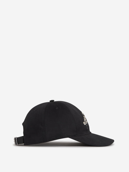 Outlet online Amiri Hombre Gorra Logo Algodón color Azul Noche sku 695-001454 01 - Foto 2