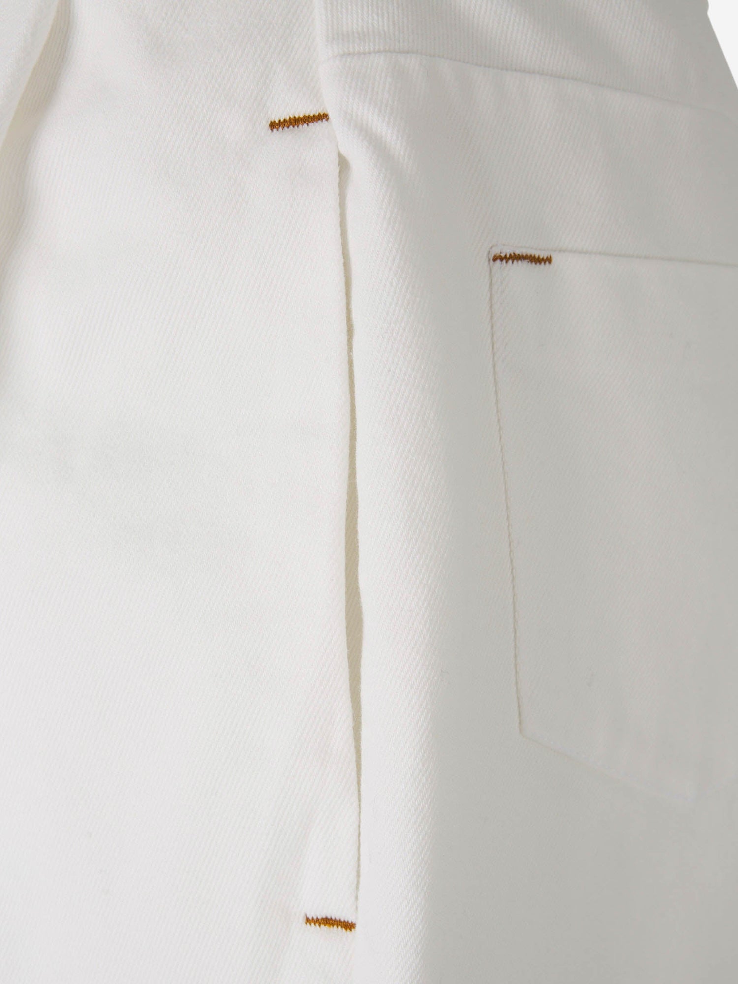 Outlet online Jacquemus Mujer Jeans Le de-Nîmes Curzio color Crema sku 763-001602 01 - Foto 4