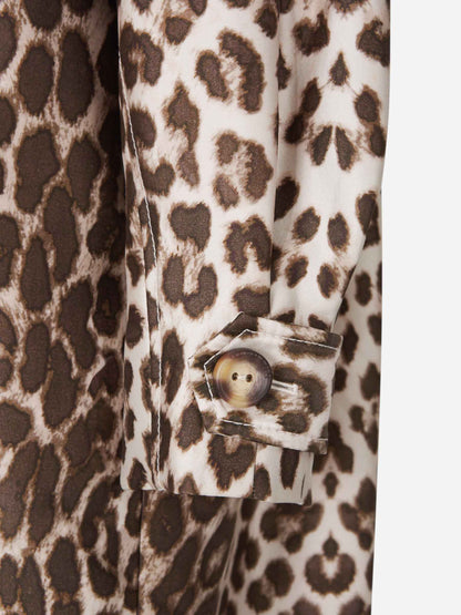 Outlet online Zimmermann Mujer Abrigo Illustration Pocket color Leopardo sku 771-001545 01 - Foto 6