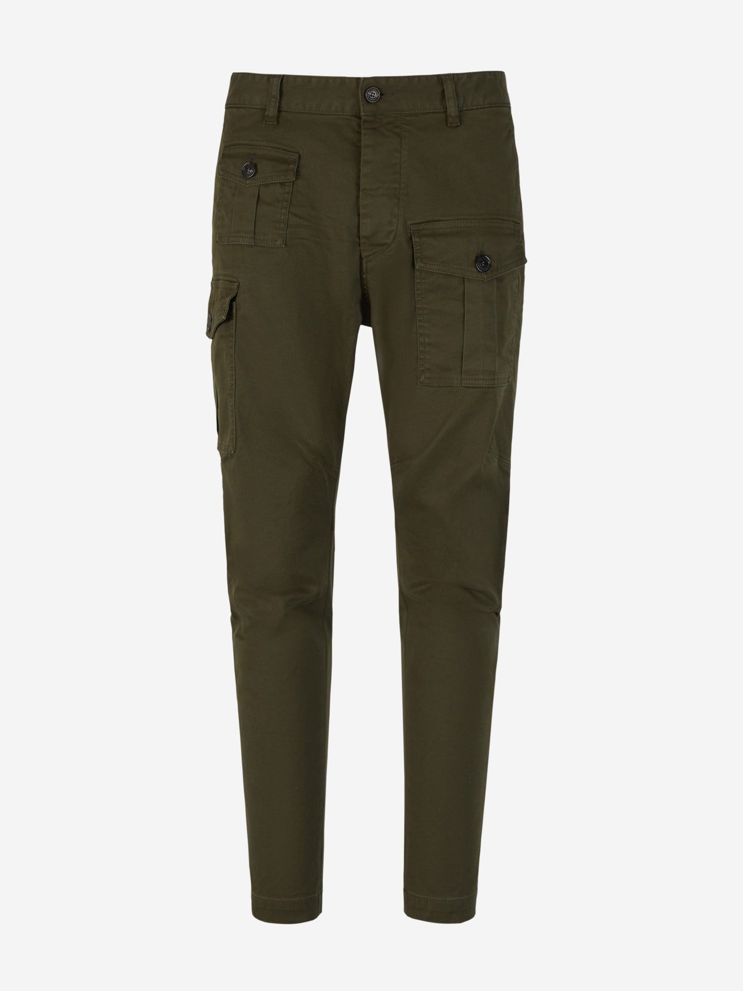 Outlet online Dsquared2 Hombre Pantalones Cargo Sexy color Verde Oscuro sku 521-003012 01 - Foto 1
