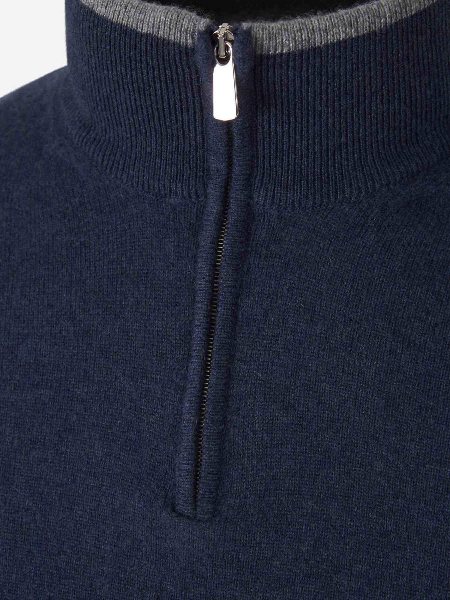 Outlet online Santa Eulalia Hombre Jersey Lana Cremallera color Azul Marino sku 542-002424 01 - Foto 2