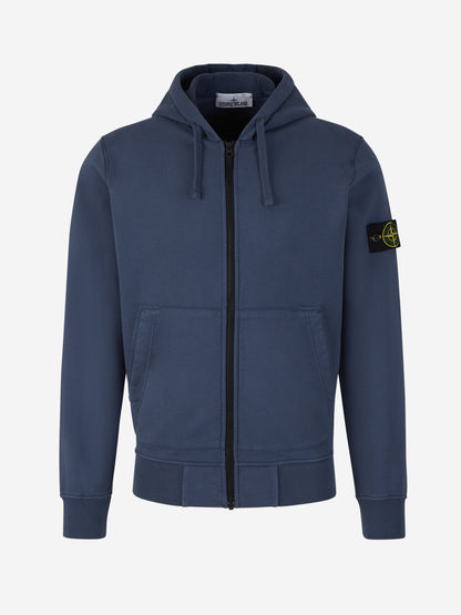 Outlet online Stone Island Hombre Sudadera Cremallera Algodón color Azul sku 545-001607 01 - Foto 1