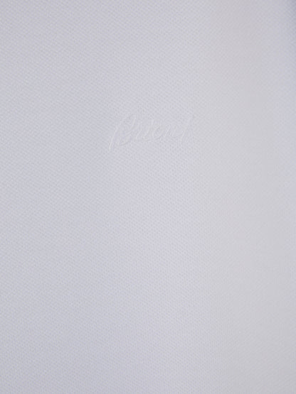 Outlet online Brioni Hombre Polo Piquet Algodón color Blanco sku 552-001449 02 - Foto 4