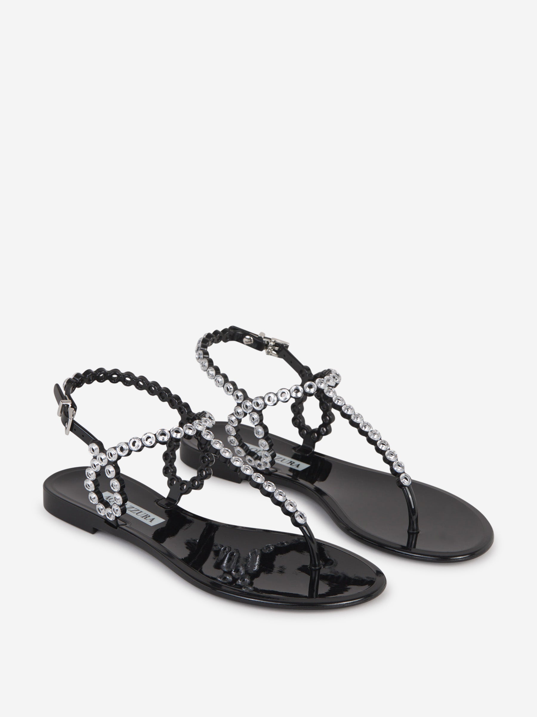 Outlet online Aquazzura Mujer Sandalias Almost Bare color Negro sku 800-005301 01 - Foto 3