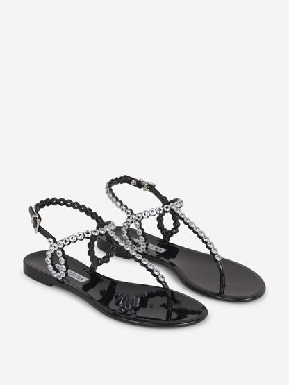 Outlet online Aquazzura Mujer Sandalias Almost Bare color Negro sku 800-005301 01 - Foto 3