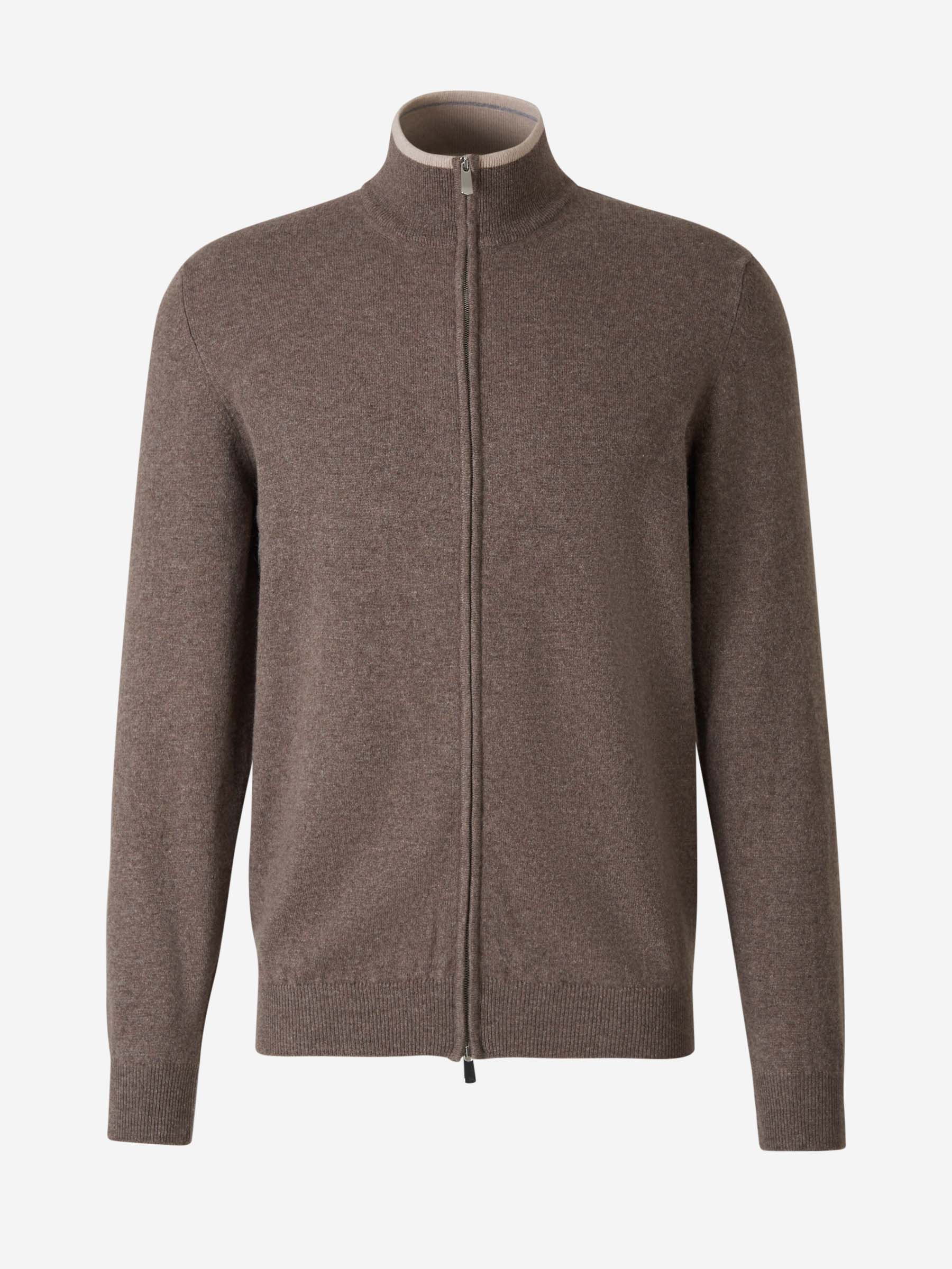 Santa Eulalia Cárdigan Punto Cashmere color Taupe sku 543-000936 02 - Foto 1