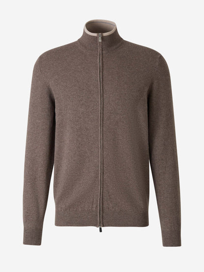 Santa Eulalia Cárdigan Punto Cashmere color Taupe sku 543-000936 02 - Foto 1