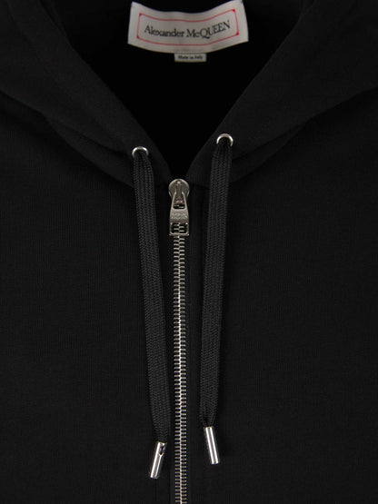 Outlet online McQueen Hombre Sudadera Cremallera Logo color Negro sku 545-001528 01 - Foto 3