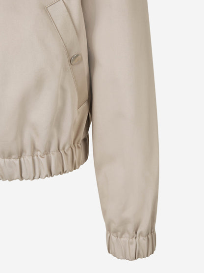 Outlet online Ami Paris Hombre Chaqueta Bomber Logo color Beis sku 512-002194 01 - Foto 10