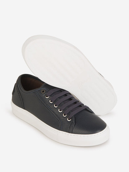 Outlet online Brioni Hombre Sneakers Sustainable Piel color Azul Noche sku 616-002649 01 - Foto 4
