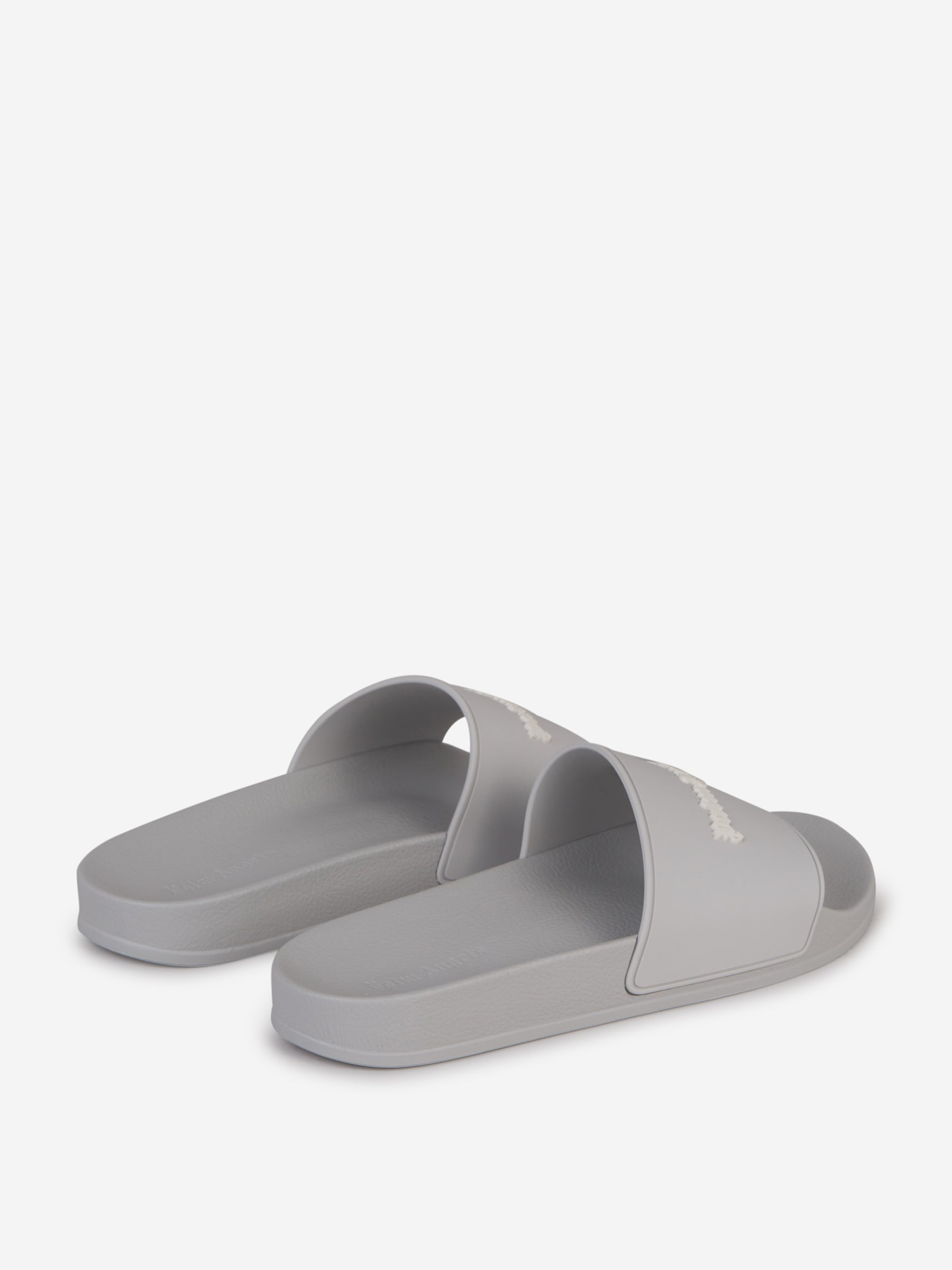 Outlet online Palm Angels Hombre Sandalias Pool Logo color Gris Claro sku 617-000095 01 - Foto 3