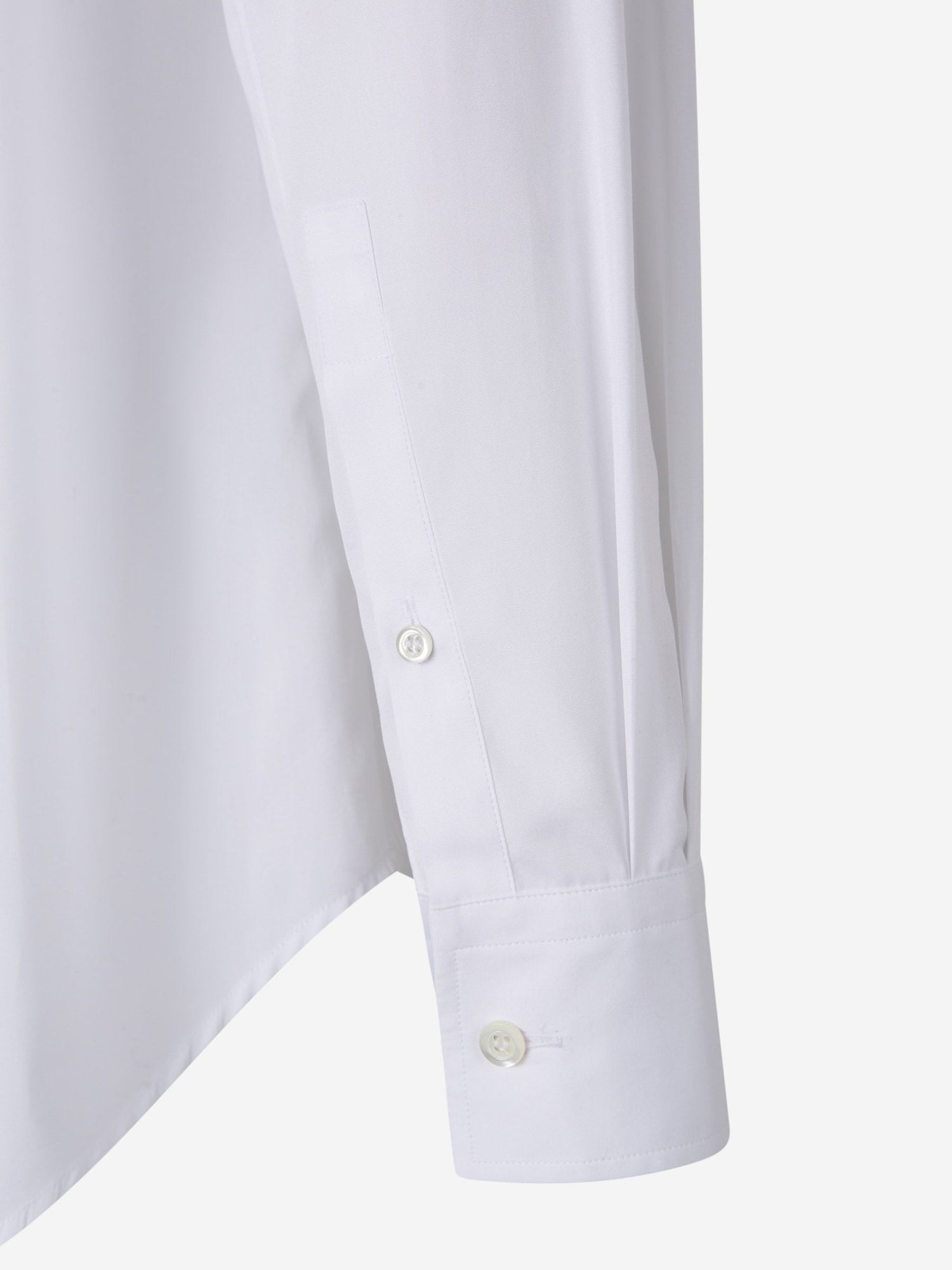 Outlet online McQueen Hombre Camisa Lisa Algodón color Blanco sku 531-006380 02 - Foto 5