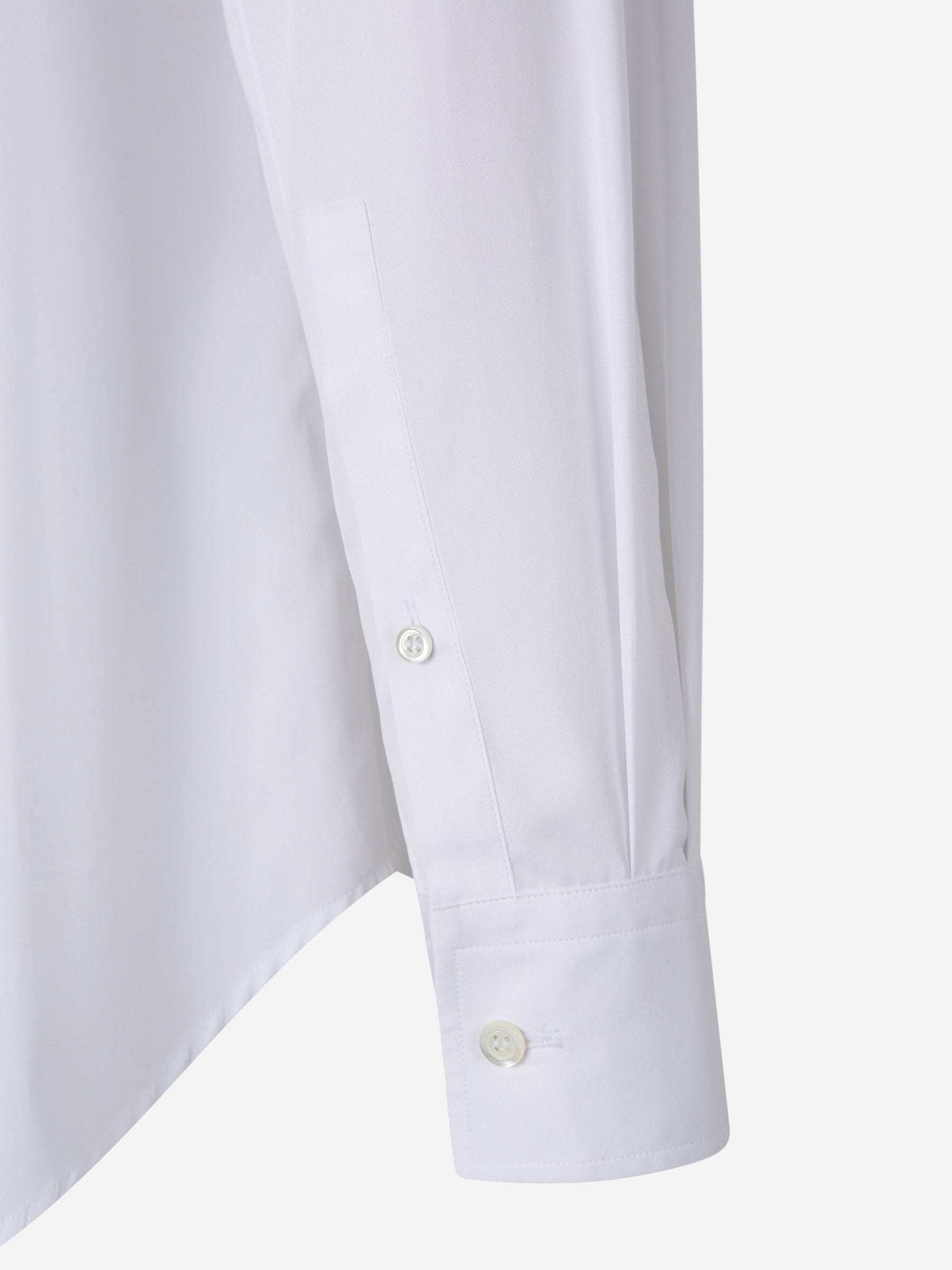 Outlet online McQueen Hombre Camisa Lisa Algodón color Blanco sku 531-006380 02 - Foto 5