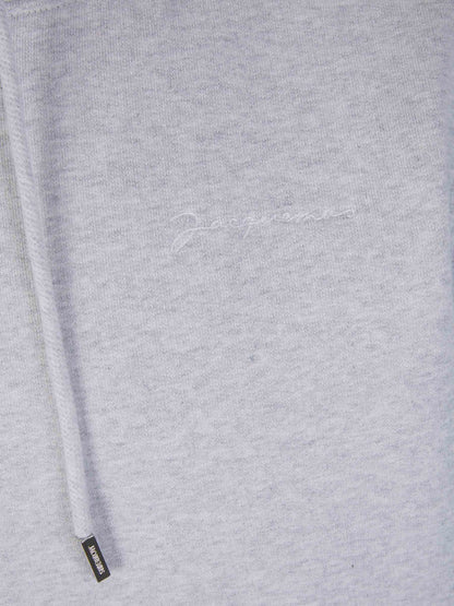 Outlet online Jacquemus Hombre Sudadera Capucha Algodón color Gris Claro sku 545-001562 02 - Foto 4