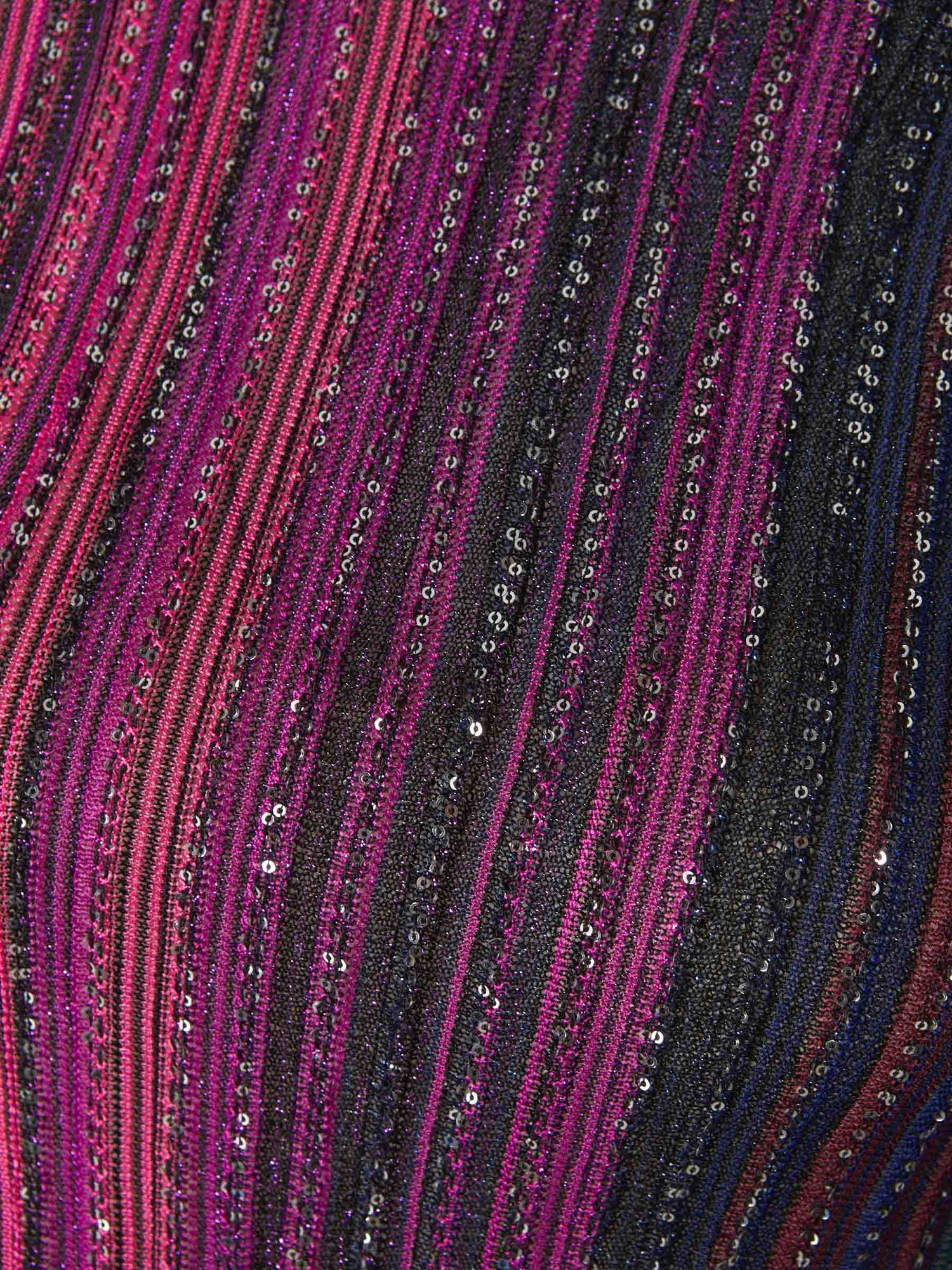 Outlet online Missoni Mujer Vestido Lentejuelas Mini color Púrpura Oscuro sku 731-005795 01 - Foto 4