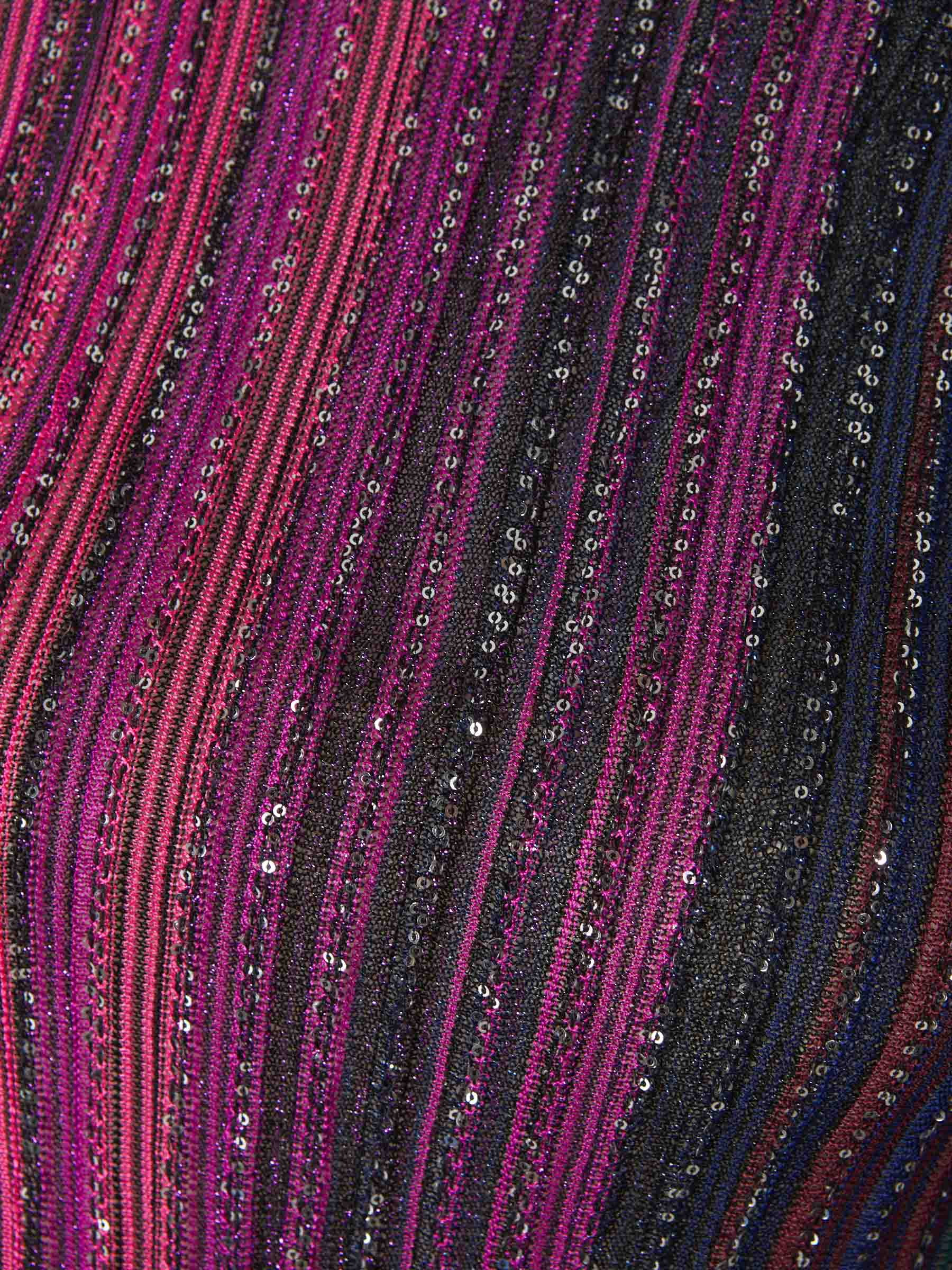 Outlet online Missoni Mujer Vestido Lentejuelas Mini color Púrpura Oscuro sku 731-005795 01 - Foto 4