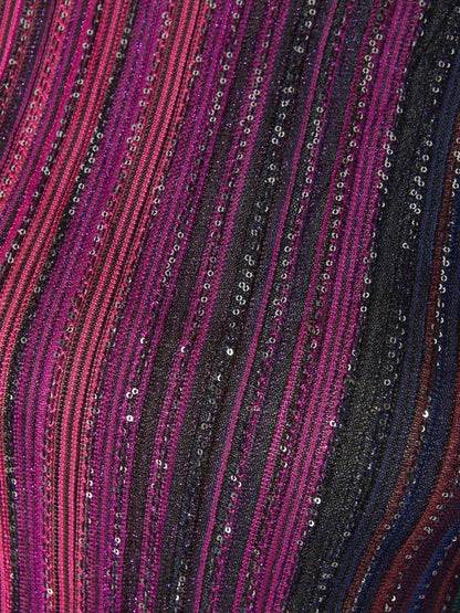 Outlet online Missoni Mujer Vestido Lentejuelas Mini color Púrpura Oscuro sku 731-005795 01 - Foto 4