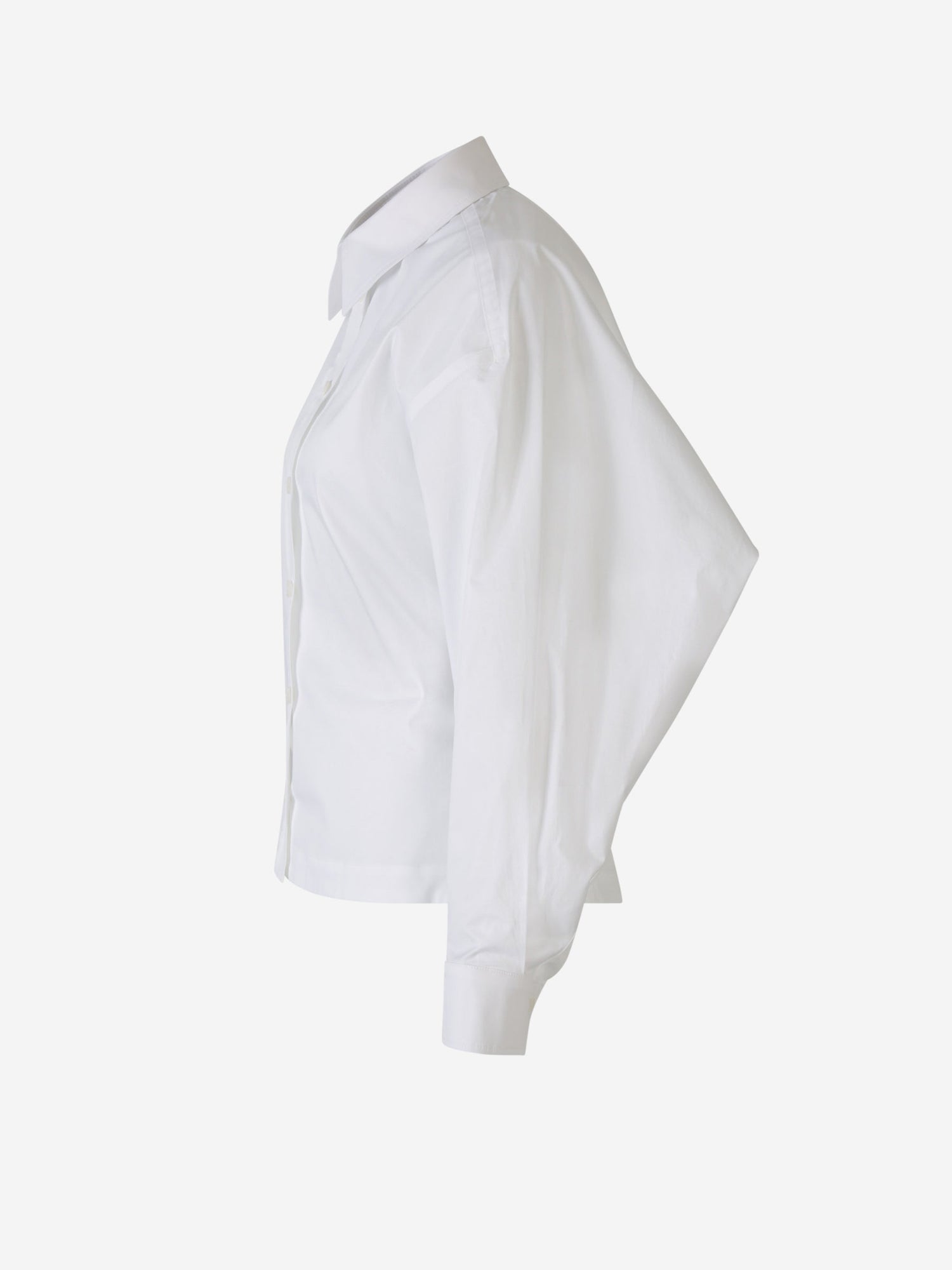 Outlet online Dorothee Schumacher Mujer Blusa Volúmenes Algodón color Blanco sku 701-002062 01 - Foto 3