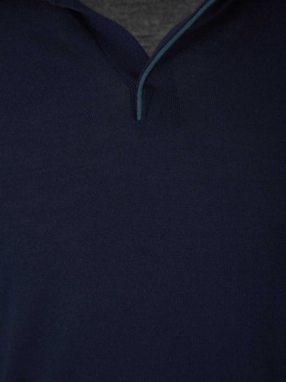 Outlet online Sease Hombre Polo Punto Lana color Azul Cobalto sku 551-000357 00 - Foto 3