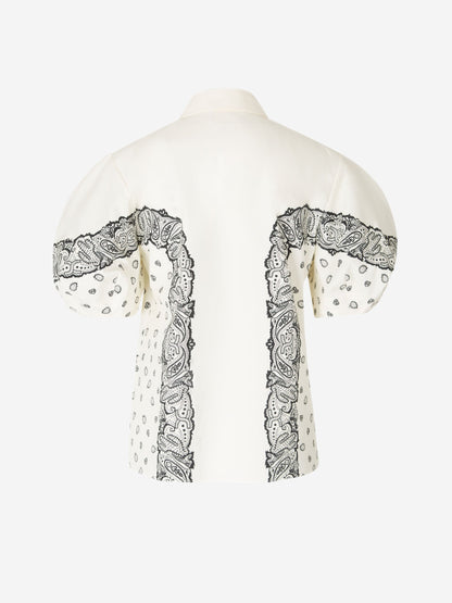 Outlet online Chloé Mujer Blusa Manga Globo color Crema sku 702-000452 01 - Foto 2