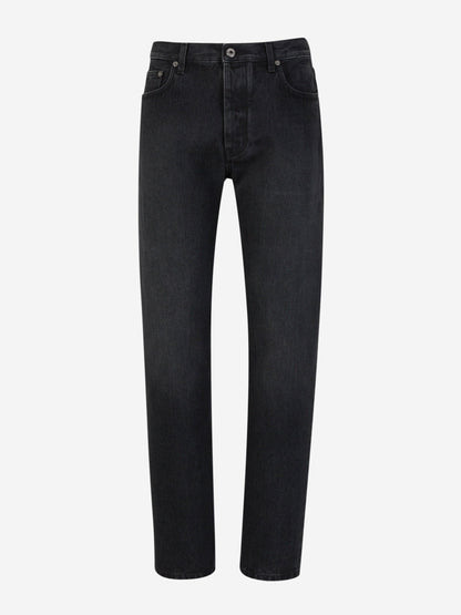 Outlet online Off-White Hombre Jeans Tapered Vintage color Negro sku 522-002552 01 - Foto 1